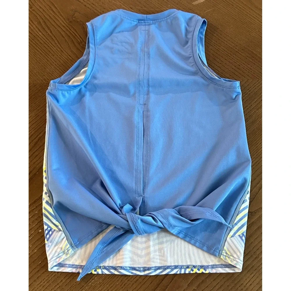 Lucky in Love Girls Medium S 7-8 Sleeveless Ombre Tennis Sports Tank Top - Picture 2 of 4